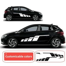 For Hyundai Graphic Racing Stripe Sport Edition Side Sticker Decal Kit Custom Sz For Hyundai Graphic Racing Stripe Sport Edition Side Sticker Decal Kit Custom Sz