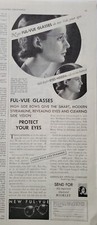 1932 Ful-vue women's vintage wire frame eyeglasses glasses ad