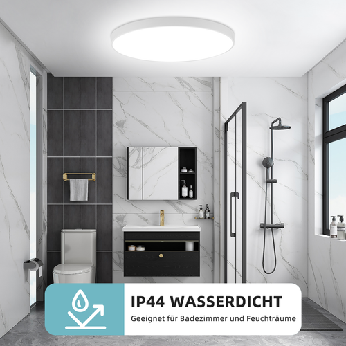 Plafoniera LED plafoniera 18W 36W pannello camera da letto cucina lampada bagno - Foto 5 di 16