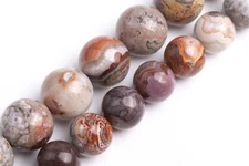 Natural Mexican Crazy Lace Agate Beads Grade AAA Round Loose Beads 4/6/8/10/12MM