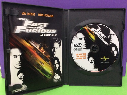 THE FAST AND THE FURIOUS (A TODO GAS) - DVD- USADO GARANTIZADO-ENVÍO CERTIFICADO - Imagen 3 de 3