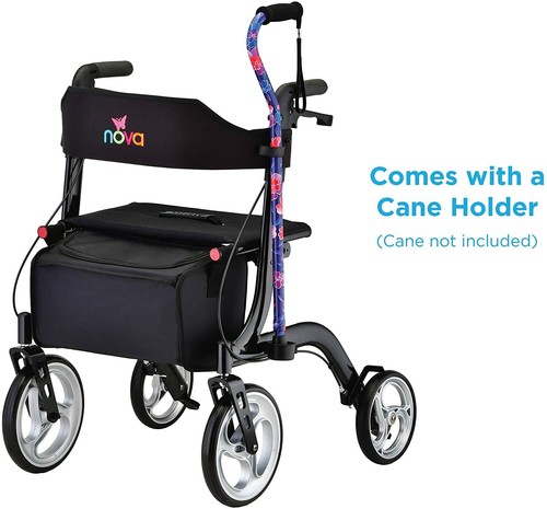 Nova Express Rolling Mobility Walker Rollator - 4 COLOR CHOICE NEW - Picture 22 of 25