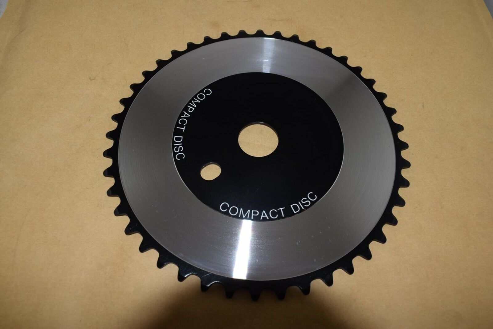 Cheese Grater 44t Disc Sprocket / Chainwheel - Black - GT style