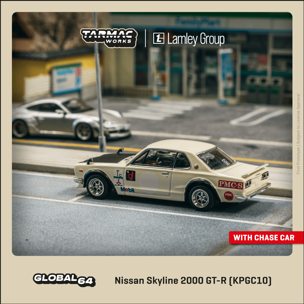 ミニカー 1/43Nissan SKYLINE 2000GT-R(KPGC10)White In Stock) Tarmac Works 1/64 Nissan Skyline 2000 GT-R (KPGC10