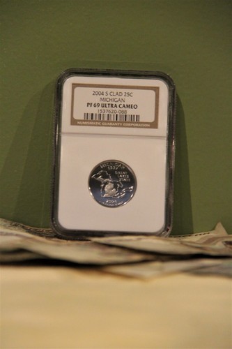S CLAD 25C 2004 Michigan Pf 69 Ultra Comeo - Imagen 2 de 2