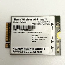 Sierra Wireless AirPrime EM7455 4G LTE GPS Wireless Cellular PCIe Modem