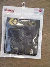 ETHIKA THE STAPLE BMR BOMBER DELUX LUX BLACK BOXER BRIEFS  SIZE 2XL