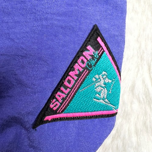 Vintage Salomon Purple/Yellow Ski Bomber Jacket Insulated Made In Japan Unisex M - Picture 23 of 24