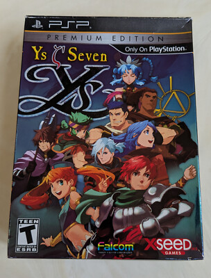 CLEAN Ys Seven: Premium Edition Sony PSP FACTORY SEALED GAME + Art Booklet