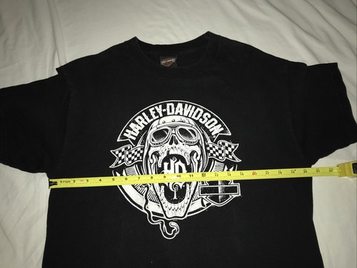 Harley Davidson camicia uomo L nera Albuquerque quasi nuova 2014 Thunderbird USA - Foto 9 di 11