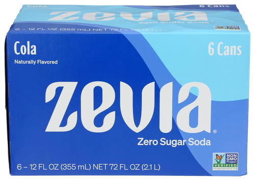 Zero Calorie Soda Cola, 12 Oz Pack of 6 - Picture 12 of 12