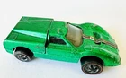 Hot Wheels Redline 1968 Ford J-Car US Green Grand Prix No Peg Stop Original Toy