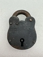 Vintage Walsall Secure 4 Lever Padlock Date Stamp 1944 No Key