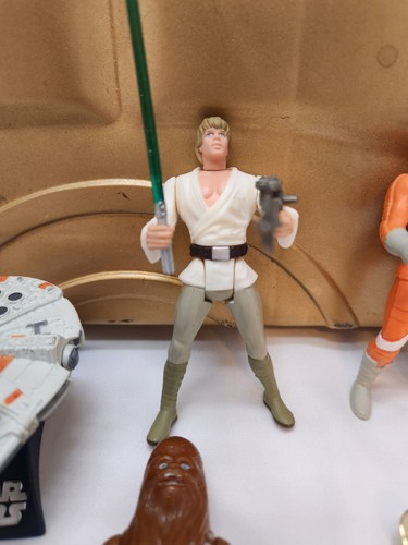 Vintage Kenner Star Wars C-3PO Carrying Case w/9 Action Figures, Vint - Picture 8 of 24