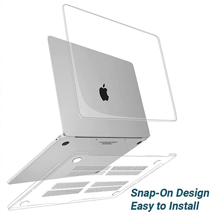 PROTEZIONE MACBOOK IN PLATICA TRASPARENTE PER  M1 AIR 13 P  A2337 A2179 A1932 - Immagine 3 di 4