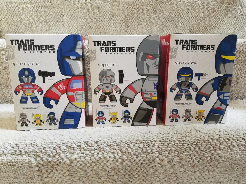 HASBRO 2008 MIGHTY MUGGS - TRANSFORMERS MEGATRON, OPTIMUS PRIME & SOUNDWAVE! NEW - Image 2 of 4