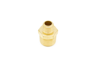 1/2'' Außengewinde x 1/4'' Außensechskantnippel (Messing)
