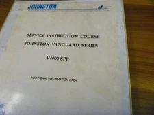 Johnston V4000 SPP Street Sweeper Shop Service Repair Training Manual