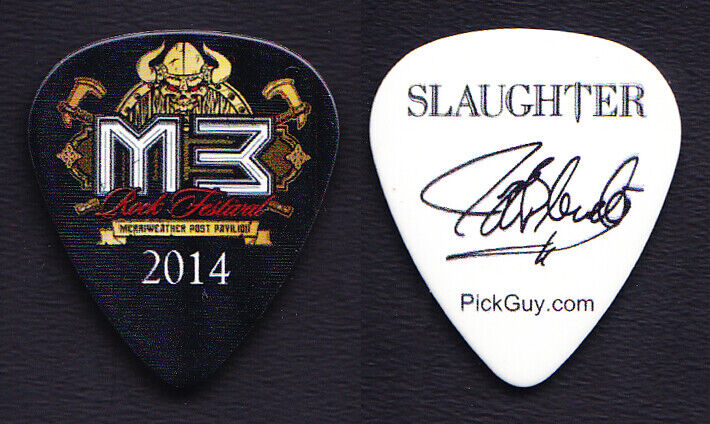 Slaughter Jeff Blando Signature M3 Festival - 2014 Pick Guitar T low-pricing Outstanding