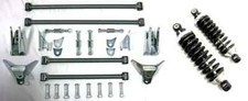 Ford Chevy Street Rod Triangular Rear Four Bar 4 Link Kit 350 Lb Coil Overs