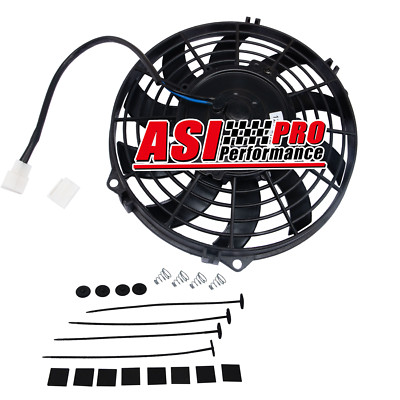 9'' Universal Elektrische Lüfter Auto Kühlerlüfter Ziehen Schieben 12V 90W