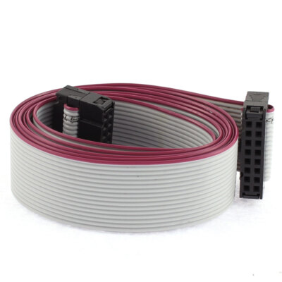 2,54mm Umfang 2 x 8 Pin 16 Pin 16 Draht IDC Flachbandkabel 100cm Länge
