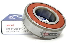 NACHI 6205 2NSE9 C3 DEEP GROOVE BALL BEARING, RUBBER SEALED 25x52x15 mm