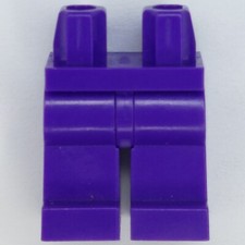 Lego Dark Purple Minifigure Legs Plain Pants 970c00 / 10970 