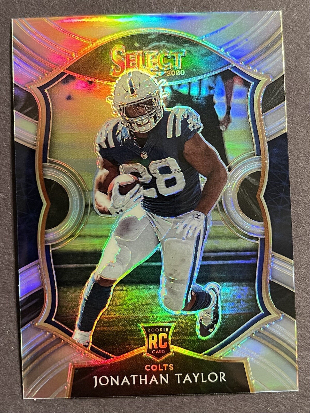2020 Select Jonathan Taylor Concourse Silver Prizm Rookie Indianapolis Colts