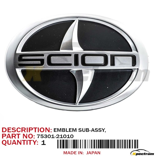 1114 SCION tC FACTORY OEM 7530121010 NEW FRONT GRILL GRILLE LOGO