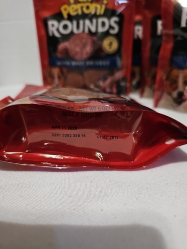 Lot Of 8👉🏻Pup-Peroni Rounds Dog Treats with Beef Brisket ~5oz ●BB: 04/11/2025 - Picture 6 of 8