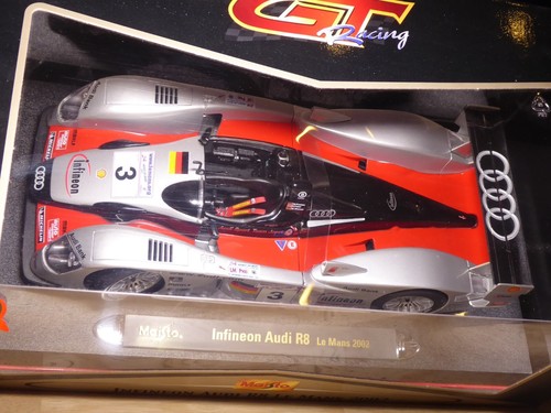 Maisto 38659 Race Car 1/18 Audi R 8 Infineon Le Mans 2002 Gt Racing Boxed - Picture 4 of 6