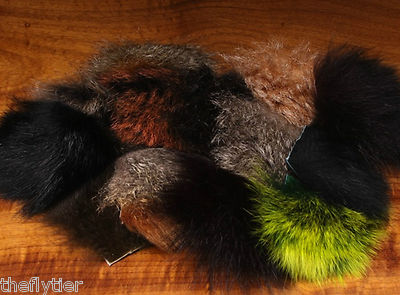 OZZIE POSSUM FUR PIECE -- Fly Tying Hareline Austrian 