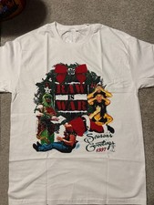 WWF Seasons Greetings Christmas Shirt Size Large Stone Cold DX Goldust WWE