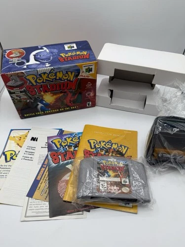 New ListingPokemon Stadium -  Nintendo 64 Big Box (CIB) Complete w/ Transfer Pak