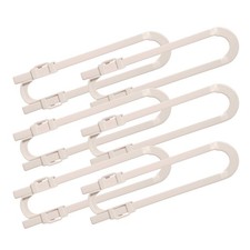 Dreambaby U Shaped Cabinet Locks - Extra Long 6 Count Pack of 1 , White