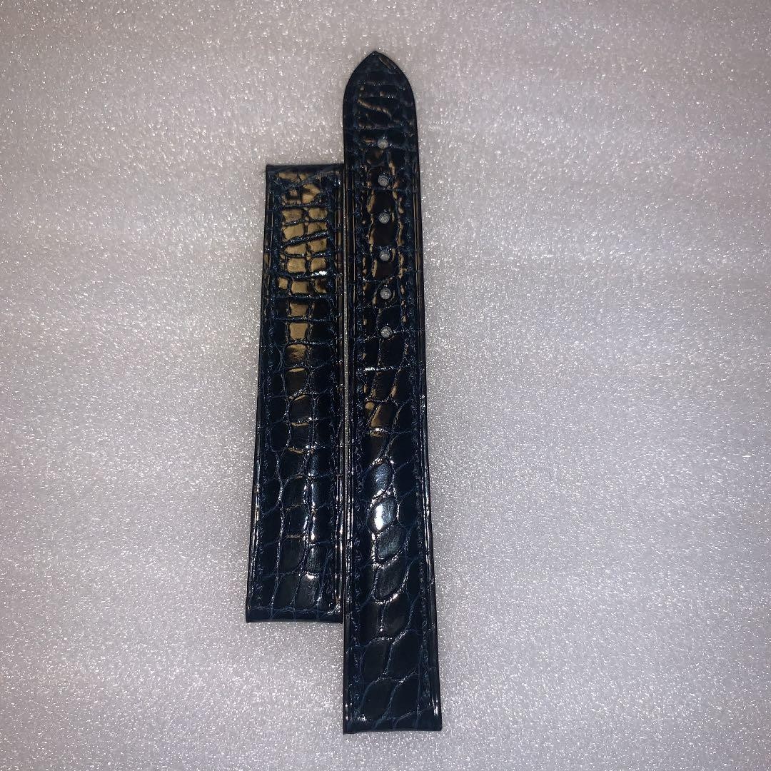 Chopard Watch Strap Replacement Gear Leather Blac… - image 1