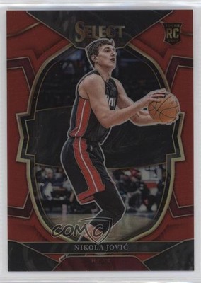 2022 Panini Select Concourse Red Prizm 193/199 Nikola Jovic #91 Rookie RC 10qe