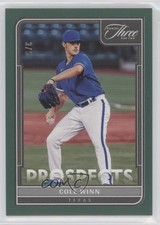 2022 Panini Three and Two Prospects Emerald 3/5 Cole Winn #P-15 9v7