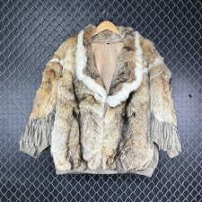 🐺 Giacca vintage western con frange in pelliccia sintetica | look pelle texture coccodrillo |
