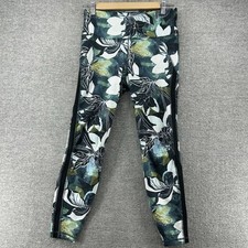 Athleta High Rise Chaturanga Leggings Women Small Tropical Avtivewear