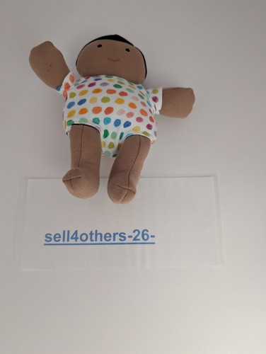 Lovevery Plush Doll Organic Lovey Montessori Learning Toy Polka Dots 9”