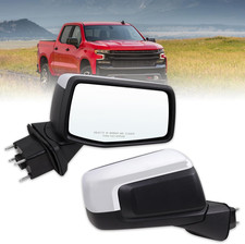 Right Passenger Side Mirror Compatible with 2019-2025 Chevy Silverado 1500 with