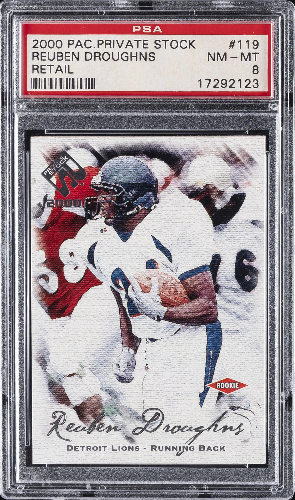 Reuben Droughns Pacific Private Stock #119 Retail