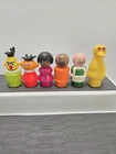 Vintage Fisher Price Little People Sesame Street Characters Rough