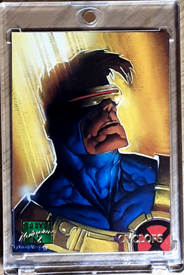 Marvel Masterpieces Karte 22 Zyklopen von 1995.