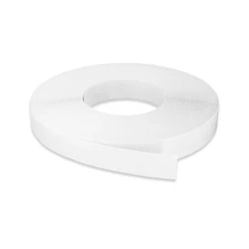 White Edge Banding 7/8 inch x 25 ft Melamine Iron On Adhesive Edging Cabinet