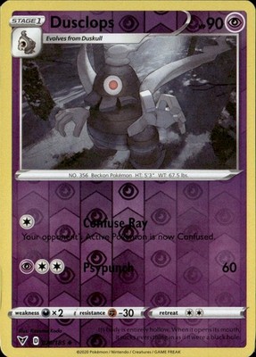 Dusclops Uncommon SWSH04 SWSH04: Vivid Voltage 070/185