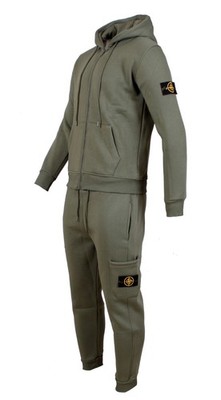 Stone Island Tracksuit Set Khaki Green Hoodie & Joggers Size: S,M,L,XL,2XL,3XL