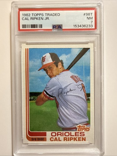 1982 Topps Traded Baseball Cal Ripken, Jr. #98T (PSA 7)